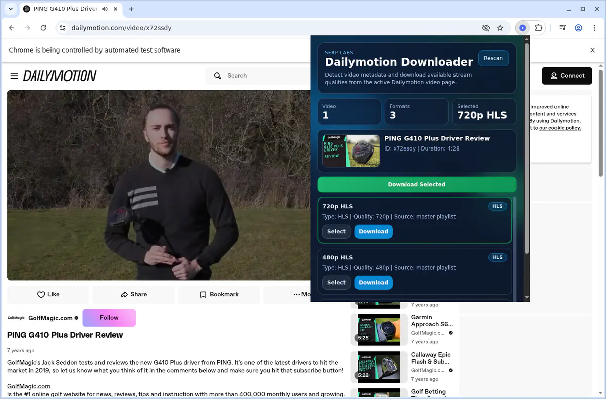 Dailymotion Video Downloader screenshot 6