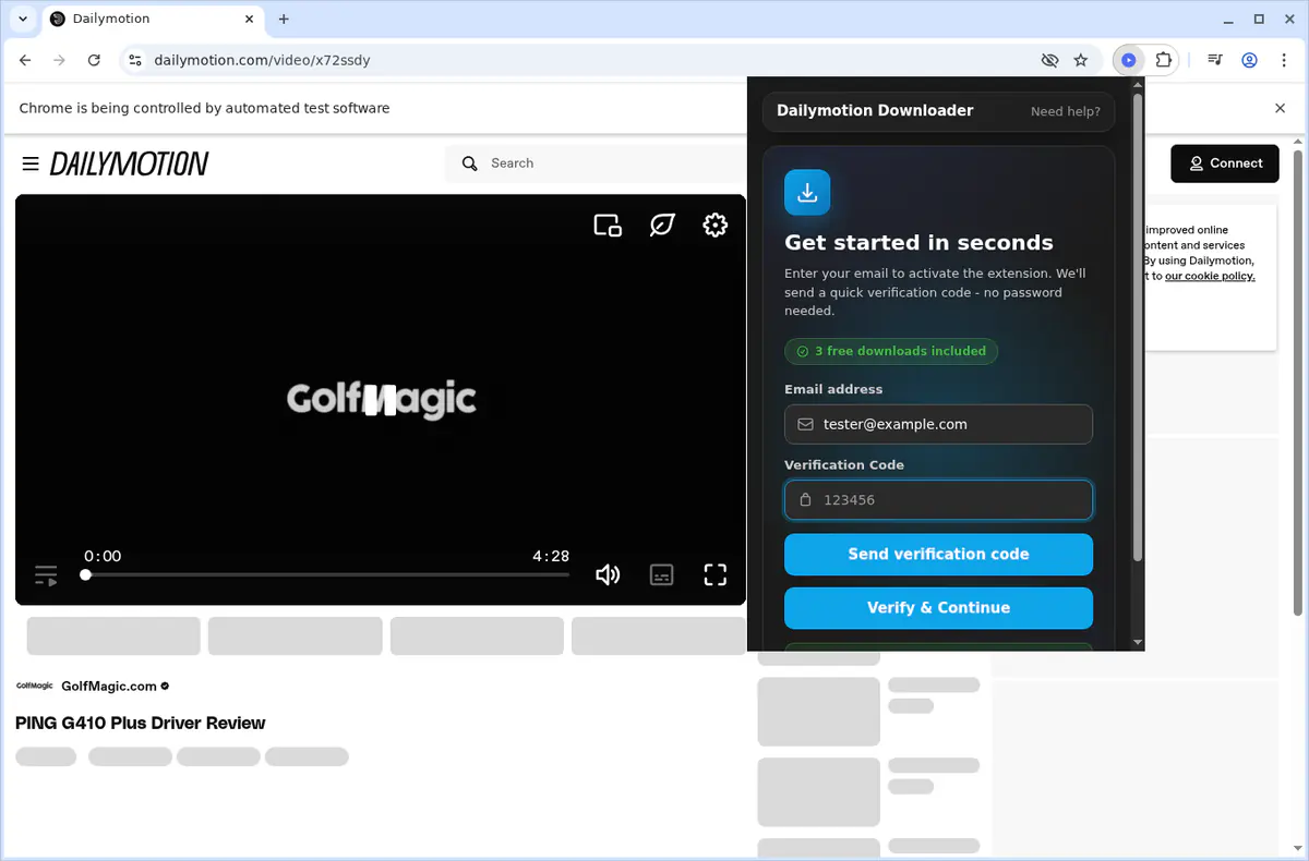 Dailymotion Video Downloader screenshot 7